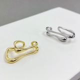 ニュアンスダブルラインイヤーカフ 片耳用 ノンホール | FACION | 詳細画像1 