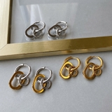 ワンタッチフープリング付ステンレスピアス 開閉式 キャッチレス | FACION | 詳細画像1