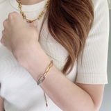 バイカラーマルチチェーンステンレスブレスレット ブレス アレルギー対応 | FACION | 詳細画像6 