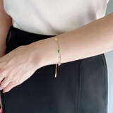 カラフルストーンステンレスブレスレット アレルギー対応 つけっぱなし | FACION | 詳細画像8