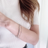 2連デザインチェーンステンレスブレスレット つけっぱなし アレルギー対応 | FACION | 詳細画像9 