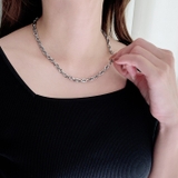 ボリュームステンレスチェーンネックレス アレルギー対応 つけっぱなし | FACION | 詳細画像13 