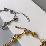 ウェーブドットチェーンステンレスブレスレット レディース サージカルステンレス | FACION | 詳細画像3 