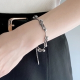 ウェーブドットチェーンステンレスブレスレット レディース サージカルステンレス | FACION | 詳細画像6 