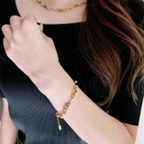 ウェーブドットチェーンステンレスブレスレット レディース サージカルステンレス | FACION | 詳細画像10 