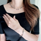 ウェーブドットチェーンステンレスブレスレット レディース サージカルステンレス | FACION | 詳細画像11 