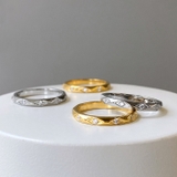 ジルコニアストーン付ダイヤカットステンレスリング 指輪 アレルギー対応 | FACION | 詳細画像1