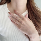 ジルコニアストーン付ダイヤカットステンレスリング 指輪 アレルギー対応 | FACION | 詳細画像9