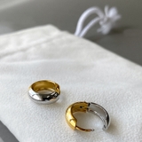 バイカラーステンレスロールフープピアス サージカルステンレス アレルギー対応 | FACION | 詳細画像3