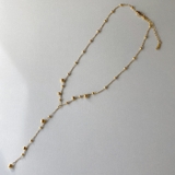 ゴールド | ドットY字チェーンステンレスネックレス アレルギー対応 サージカルステンレス | FACION