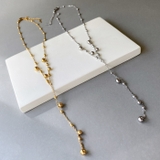 ドットY字チェーンステンレスネックレス アレルギー対応 サージカルステンレス | FACION | 詳細画像4 