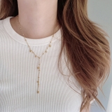 ドットY字チェーンステンレスネックレス アレルギー対応 サージカルステンレス | FACION | 詳細画像8 