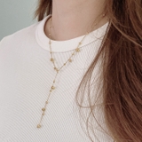 ドットY字チェーンステンレスネックレス アレルギー対応 サージカルステンレス | FACION | 詳細画像9 