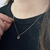 ミニ馬蹄ストーン付ステンレスネックレス アレルギ対応 金属アレルギー | FACION | 詳細画像9