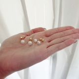 一粒淡水パールスタッドピアス ラウンド 真珠 | FACION | 詳細画像10 