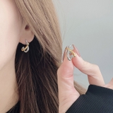 バイカラークロスステンレスピアス つけっぱなし アレルギー対応 | FACION | 詳細画像9 