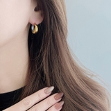 バイカラードロップフープステンレスピアス アレルギー対応 つけっぱなし | FACION | 詳細画像11