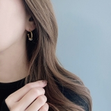 バイカラーリング付ステンレススリムフープピアス アレルギー対応 つけっぱなし | FACION | 詳細画像8