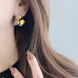 バイカラー大ぶりデザインステンレスピアス 2WAY アレルギー対応 | FACION | 詳細画像8