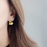 バイカラー大ぶりデザインステンレスピアス 2WAY アレルギー対応 | FACION | 詳細画像9