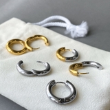 チャンキーメタルフープステンレスピアス アレルギー対応 サージカルステンレス | FACION | 詳細画像2