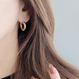 チャンキーメタルフープステンレスピアス アレルギー対応 サージカルステンレス | FACION | 詳細画像8