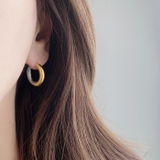 チャンキーメタルフープステンレスピアス アレルギー対応 サージカルステンレス | FACION | 詳細画像9