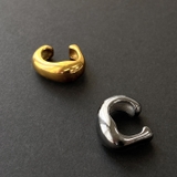 C型ニュアンスメタルステンレスイヤーカフ 片耳用 アレルギー対応 | FACION | 詳細画像1