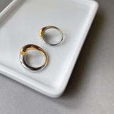 バイカラードロップステンレスフォークリング アレルギー対応 つけっぱなし | FACION | 詳細画像2