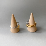 バイカラードロップステンレスフォークリング アレルギー対応 つけっぱなし | FACION | 詳細画像5