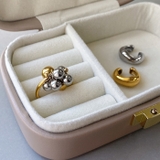 バイカラーメタルボールステンレスリング アレルギー対応 つけっぱなし | FACION | 詳細画像2