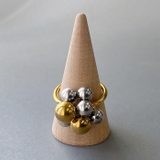 バイカラーメタルボールステンレスリング アレルギー対応 つけっぱなし | FACION | 詳細画像4