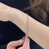 ステンレスストーン付テニスブレスレット 金属アレルギー つけっぱなし | FACION | 詳細画像8