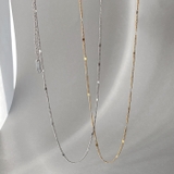 フラットドットスリムステンレスチェーンネックレス アレルギー対応 | FACION | 詳細画像2