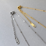 フラットドットスリムステンレスチェーンネックレス アレルギー対応 | FACION | 詳細画像4