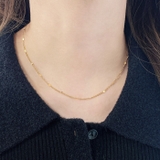 フラットドットスリムステンレスチェーンネックレス アレルギー対応 | FACION | 詳細画像6