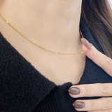 フラットドットスリムステンレスチェーンネックレス アレルギー対応 | FACION | 詳細画像7