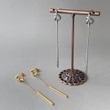 ノットラインチェーンステンレスピアス アレルギー対応 揺れる | FACION | 詳細画像4