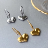 プランプハートステンレスフックピアス アレルギー対応 つけっぱなし | FACION | 詳細画像4