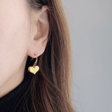 プランプハートステンレスフックピアス アレルギー対応 つけっぱなし | FACION | 詳細画像6