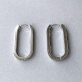 シルバー | O型ワンタッチステンレスフープピアスアレルギー対応 つけっぱなし | FACION