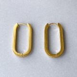 ゴールド | O型ワンタッチステンレスフープピアスアレルギー対応 つけっぱなし | FACION