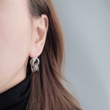 オーバルマルチリングステンレスピアス 金属アレルギー アレルギー対応 | FACION | 詳細画像5