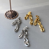 フリンジチェーンデザインステンレスピアス アレルギー対応 レディース | FACION | 詳細画像5 