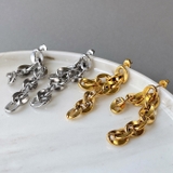 フリンジチェーンデザインステンレスピアス アレルギー対応 レディース | FACION | 詳細画像3 