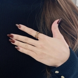 トリプルコネクトエタニティステンレスリング レディース 指輪 | FACION | 詳細画像11 