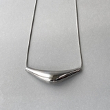 シルバー | V字プランプステンレスネックレス 金属アレルギー 対応 | FACION