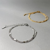 フラットドット2連チェーンステンレスブレスレット 金属アレルギー アレルギー対応 | FACION | 詳細画像5