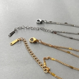 フラットドット2連チェーンステンレスブレスレット 金属アレルギー アレルギー対応 | FACION | 詳細画像3