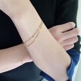 フラットドット2連チェーンステンレスブレスレット 金属アレルギー アレルギー対応 | FACION | 詳細画像7